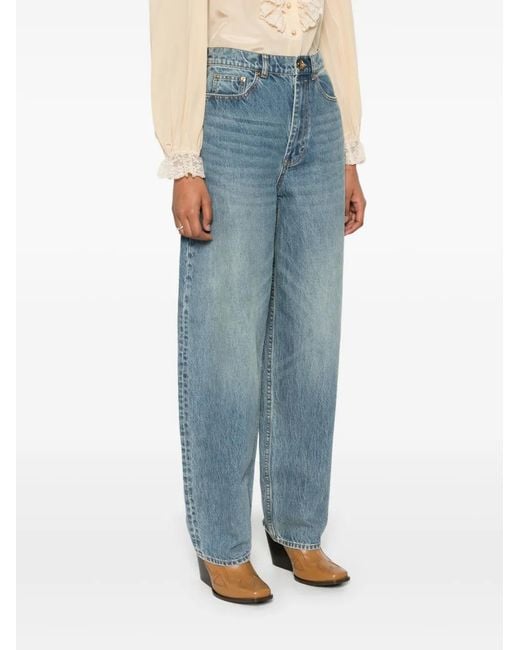 Zimmermann Blue Barrel Jeans