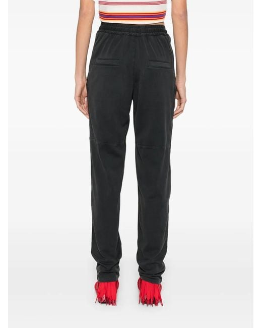 Isabel Marant Black Regina Track Pants