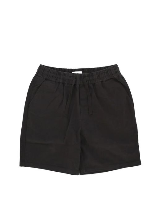 Les Deux Black Drawstring-Waist Shorts for men