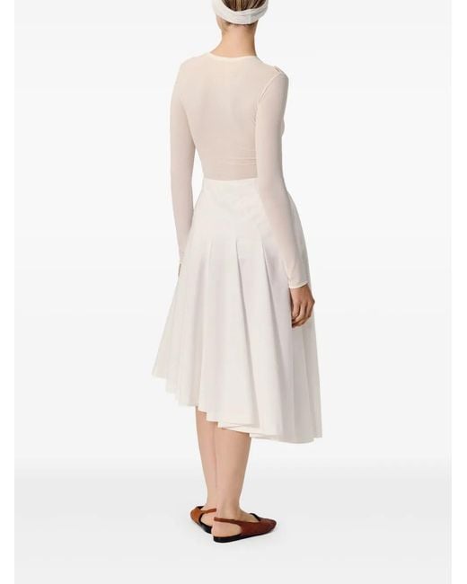 FFORME White Rio Midi Skirt