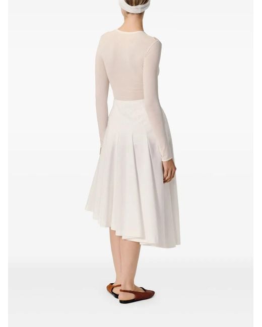 FFORME White Rio Midi Skirt
