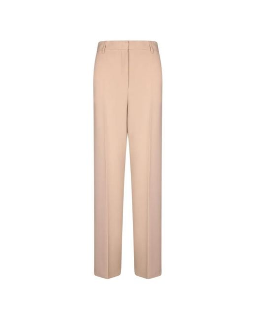 Blanca Vita White Pisa Pressed-Crease Trousers