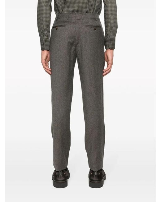 Canali Wollen Broek in het Gray voor heren