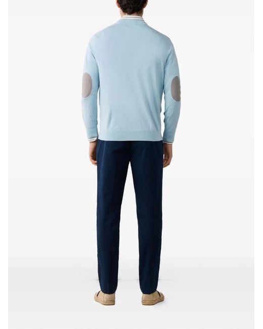 Hackett Blue Pull À Col V for men