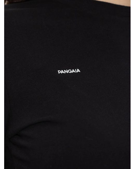 PANGAIA Blue Logo-print Top