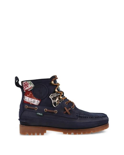 Polo Ralph Lauren Blue Ranger Boots for men