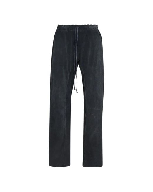 RRR123 Blue Drawstring Faster Flight Track Pants for men
