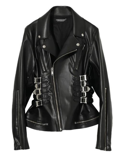 Giacca Biker Con Fibbia di Undercover in Black