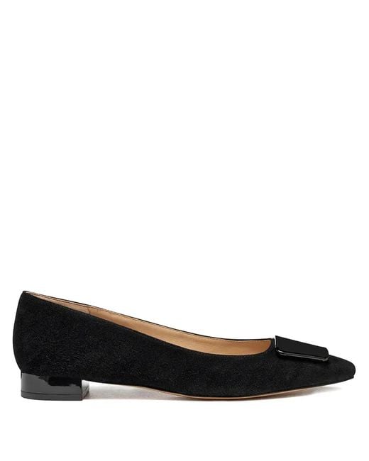 Geox Black Giselda15 Ballet Flats