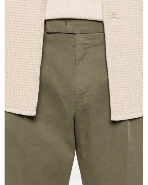 Pantalones con detalle de pliegues PT Torino de hombre de color Green