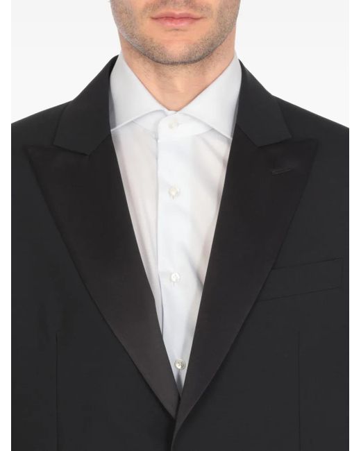 Lardini Anzug mit steigendem Revers in Black für Herren
