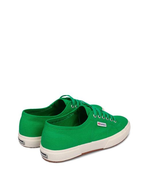 Superga レースアップ フラットシューズ Green
