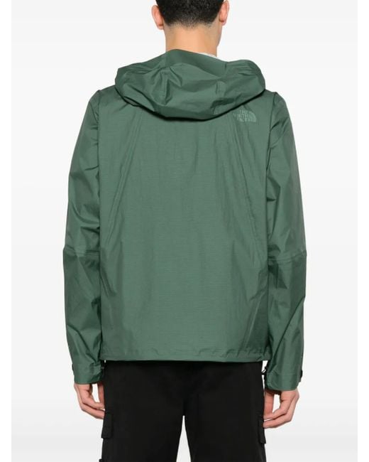 The North Face Green Packable Rain Jacket for men