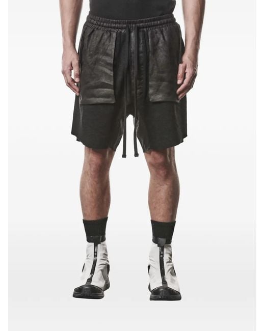 Thom Krom Black Short À Lien De Resserrage for men