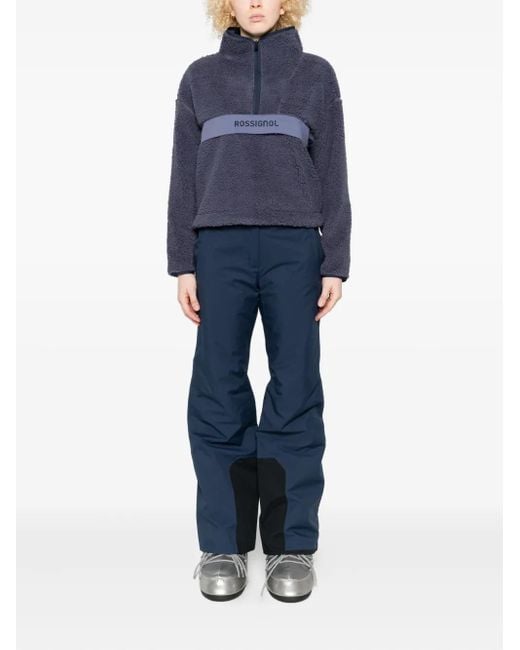 Rossignol Blue Alltrack Half-Zip Fleece Jacket