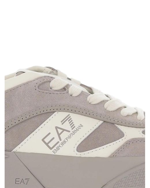 EA7 White Otg Pride Velo Low-Top Sneakers for men