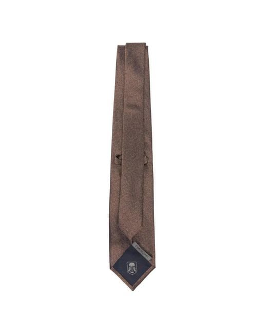 Corneliani White Pointed Tie for men
