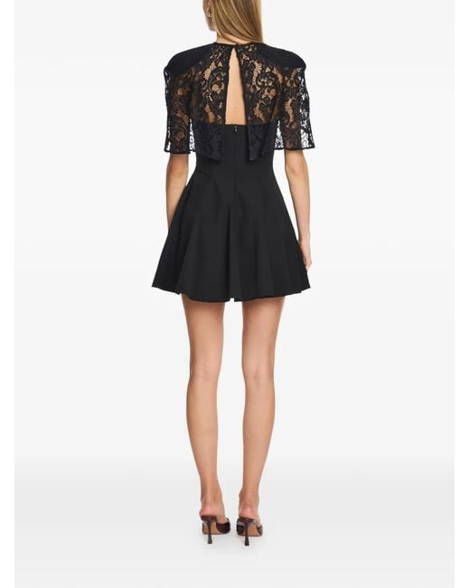 Axel 113 Black Nova Lace Strapless Mini Dress