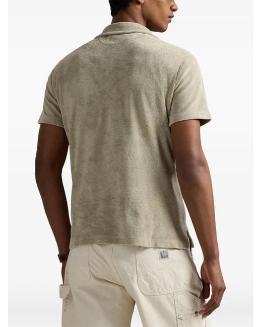 Polo Ralph Lauren Natural Mineral-Dyed Terry Polo Shirt for men