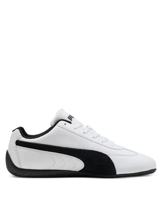 PUMA White Speedcat Lthr for men