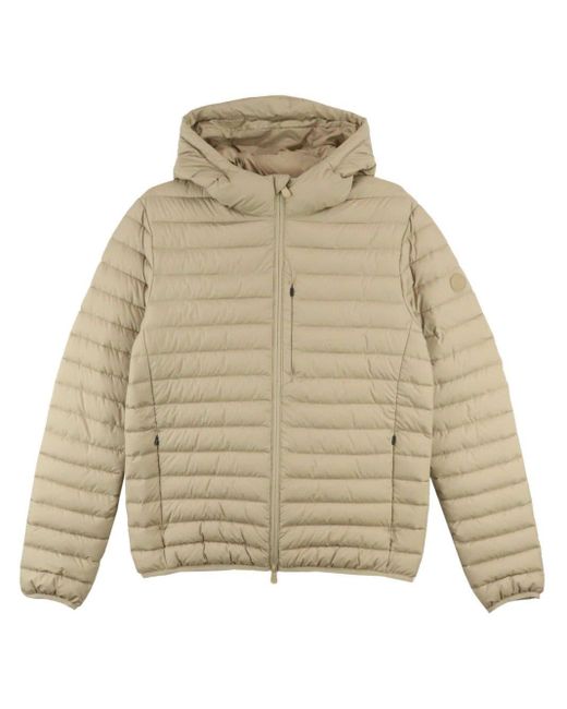 Save The Duck Natural Cael Quilted Hooded Jacket for men