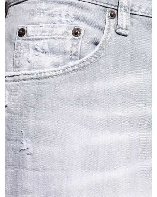 Jeans Con Effetto Schiarito di DSquared² in Gray da Uomo
