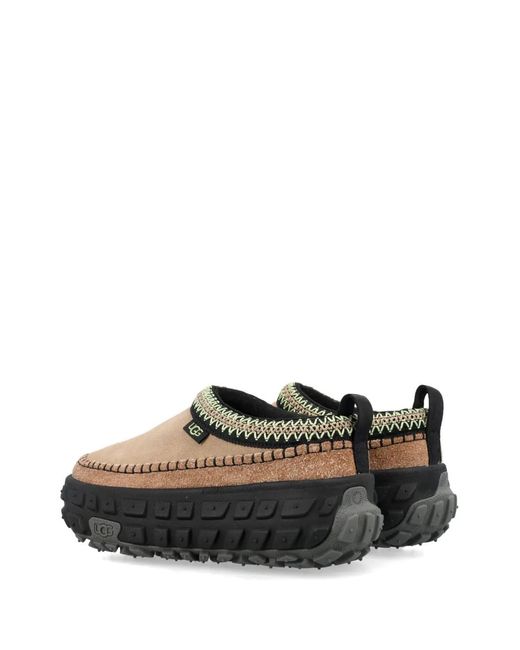 Ugg Brown Platform Slippers 'Venture Daze'