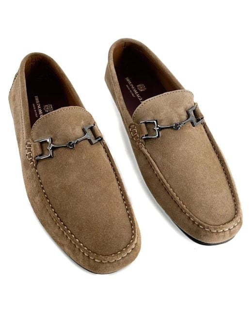 Bruno Magli Xander Taupe Loafer in Brown für Herren