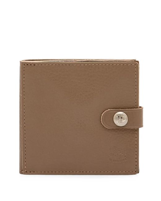 Il Bisonte Brown Bi-Fold Wallet for men