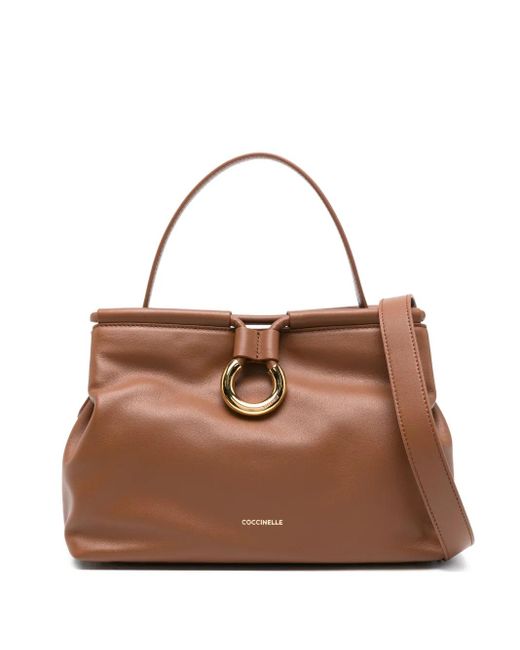 Borsa A Spalla di Coccinelle in Brown