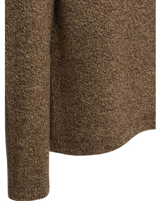 Nonnative Brown Roll-Neck Long-Sleeve Sweater for men