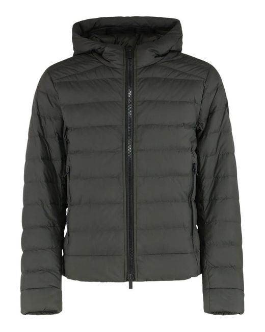 Canada Goose Black Crofton Hooded Jacket for men