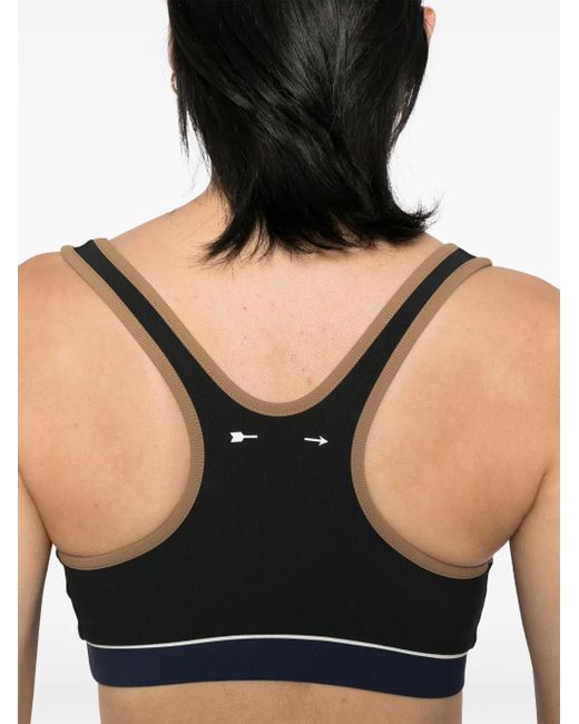 The Upside Black Revolver Jade racerback bra
