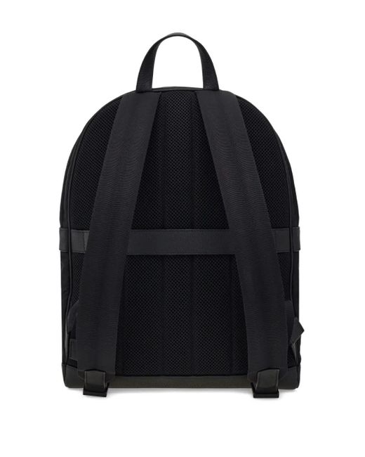 Ferragamo Black Twins Nylon Backpack for men