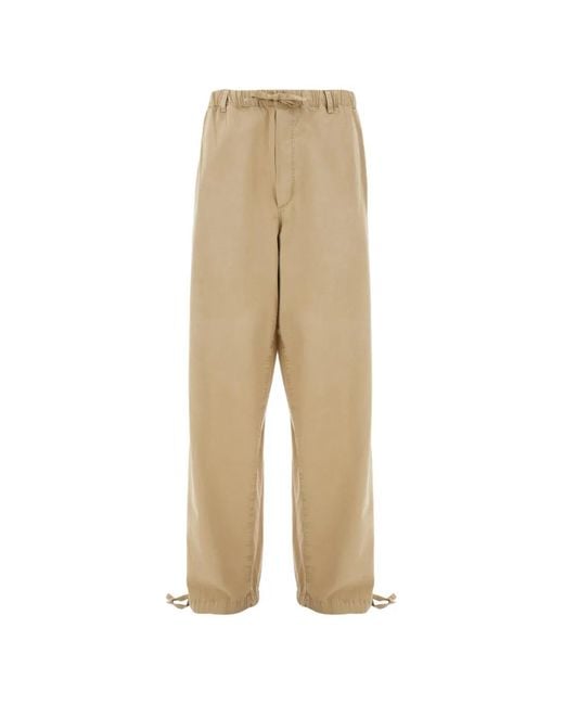 Ferragamo Natural Baggy Trousers for men