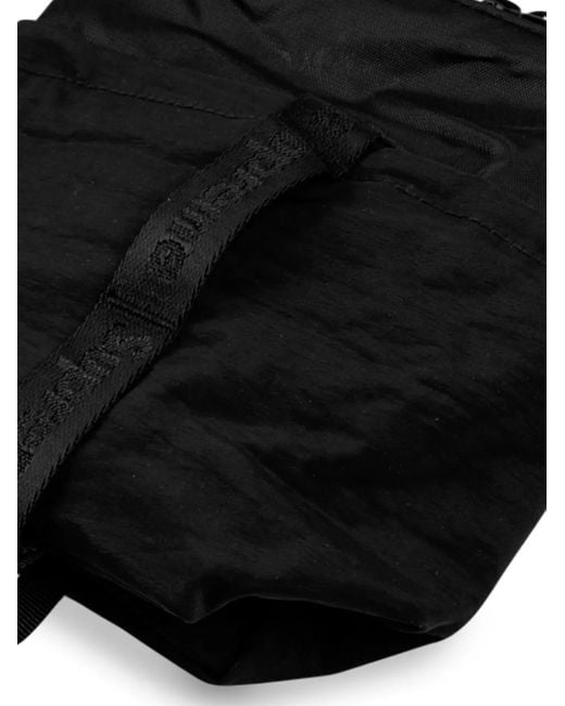 Supreme Black Logo-Print Neck Pouch