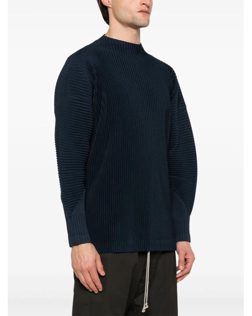 Homme Plissé Issey Miyake Blue Mc November T-Shirt for men