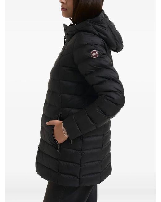 Colmar Black Hooded Padded Coat