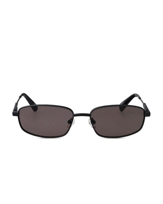 Jacquemus Black Sera Rectangle-Frame Sunglasses