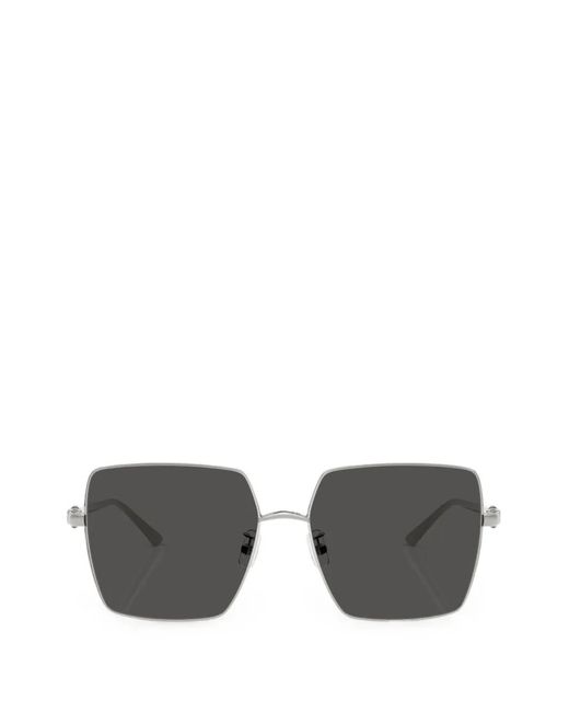 Tory Burch Black Square-Frame Sunglasses