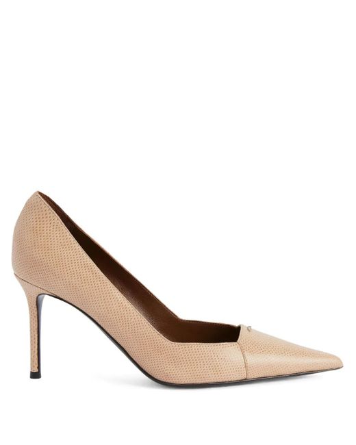 Zapatos Raquel con tacón de 85 mm Giuseppe Zanotti de color Natural
