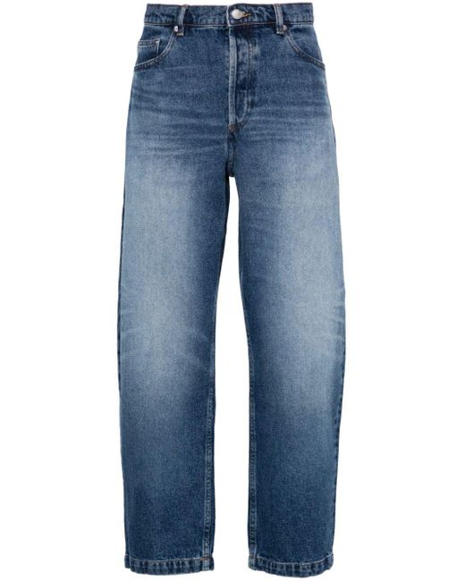 A.P.C. Blue Martin Straight Jeans for men