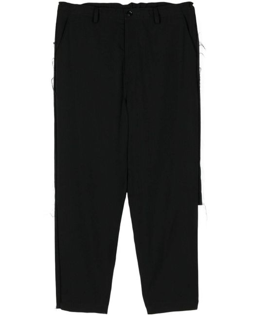 Pantalones ajustados sin rematar Y's Yohji Yamamoto de color Black