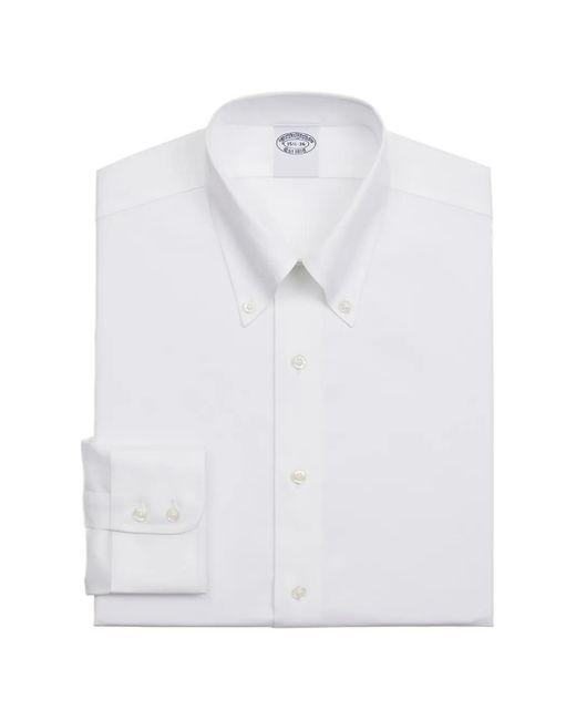 Brooks Brothers White Button-Down Shirt for men
