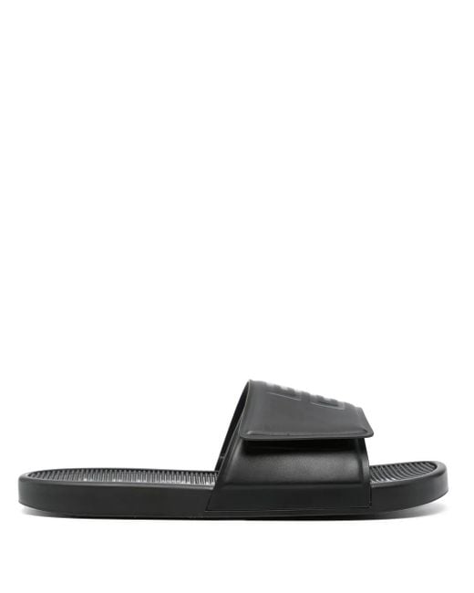 Givenchy Black 'Slide' Sandals for men