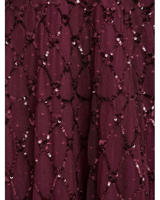 Robe À Motif Cœur Needle & Thread en coloris Purple