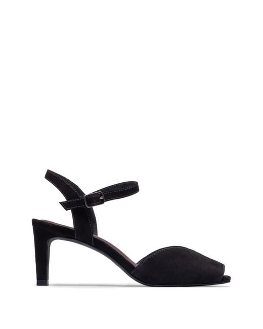 Bernardo Black Hartley Buckle-Fastening Square-Toe Sandals
