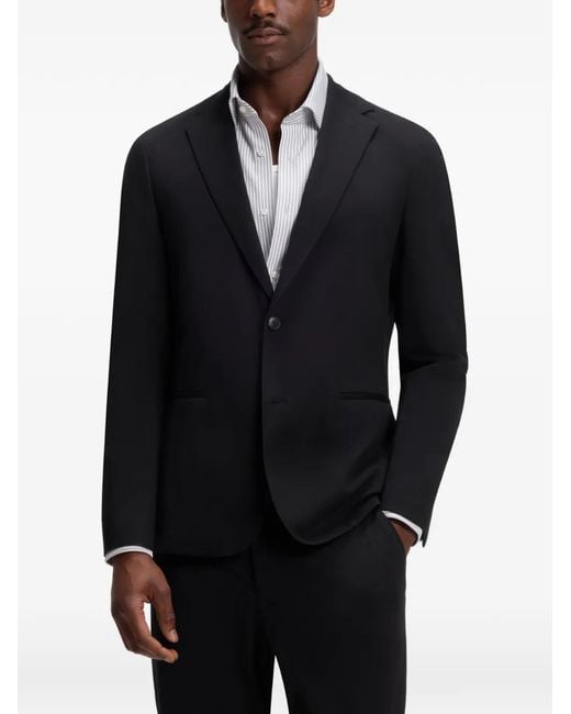 Boss Black Notched-Lapel Blazer for men