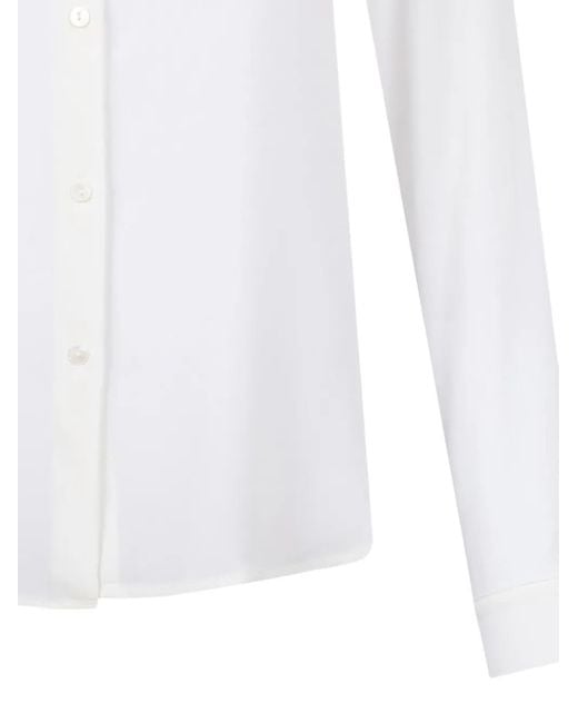Caractere Blouse Met Lange Mouwen in het White