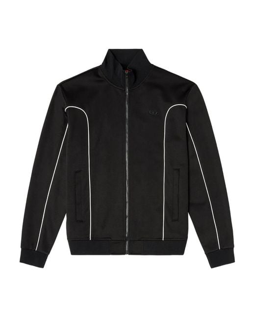 DIESEL S-Locking-Do Pullover Mit Reißverschluss in Black für Herren